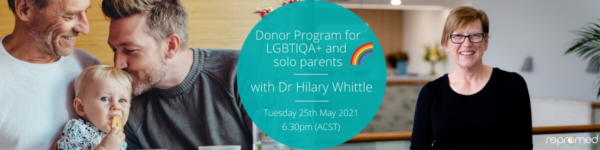 Repromed Donor Program for LGBTIQA+ people and solo parents – Free Webinar